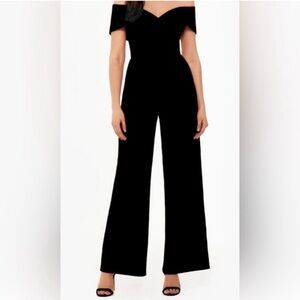 Women Off the Shoulder Cocktail Jumpsuit